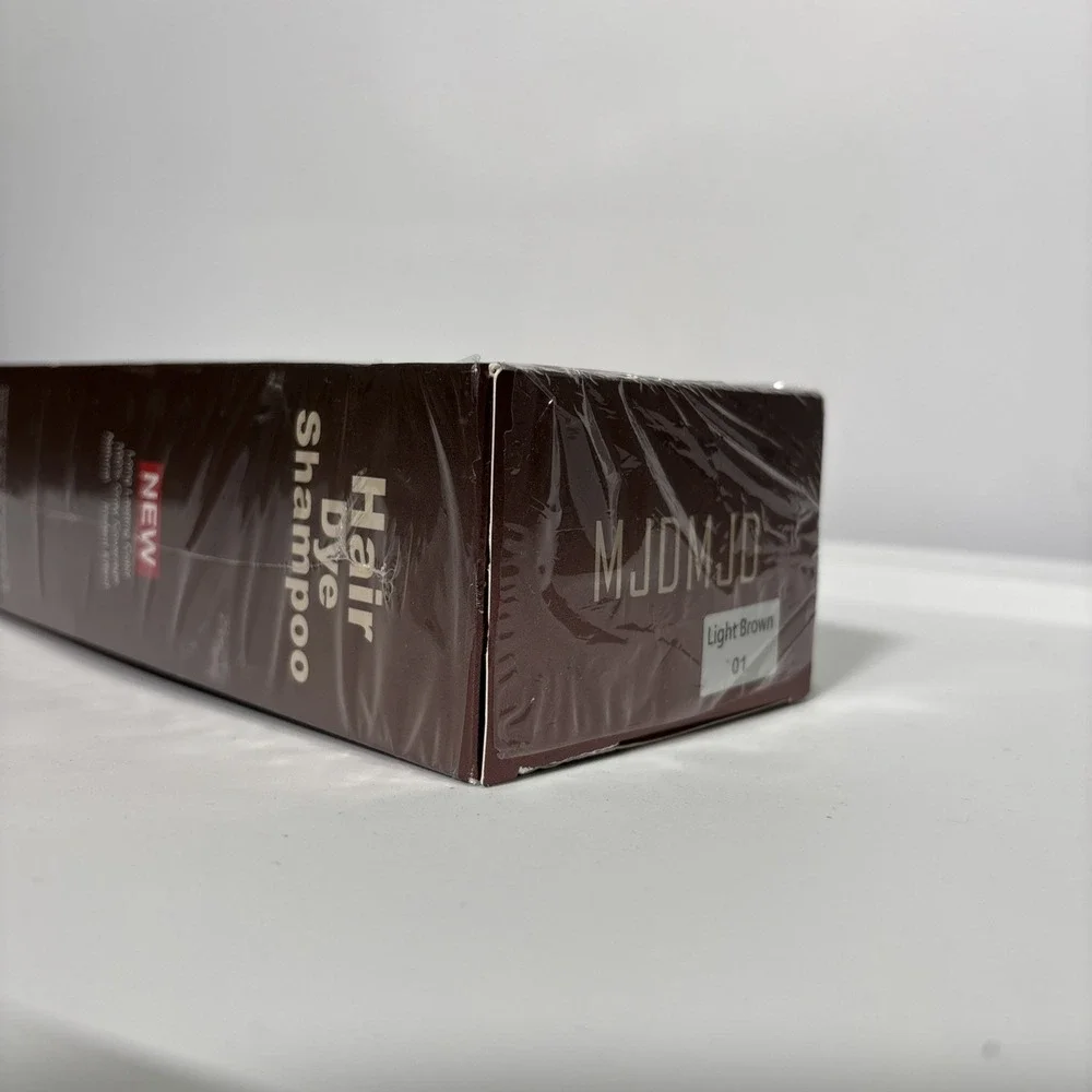 Light Brown Hair Dye Shampoo 5-in-1 Gray Hair Coverage Ammonia-Free 200ML NEW